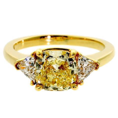 cartier engagement rings yellow diamond.